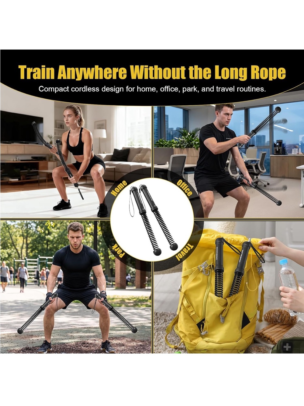 POWER GUIDANCE 2PCS Weighted Ropeless Battle Ropes - Picture 7 of 7